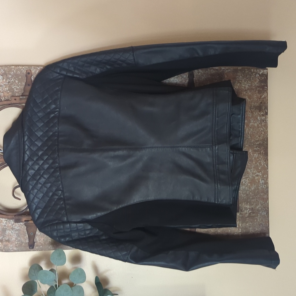 Express Faux Leather Moto Jacket - Picture 5 of 10